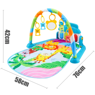 Portique d'Éveil Musical Bébé – Tapis Piano avec Arches d'Activités - vue 6