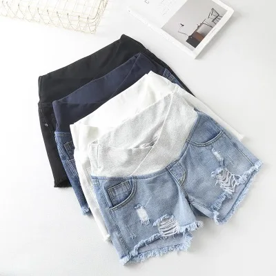 Short en Jean de Grossesse – Taille Basse – Image 5