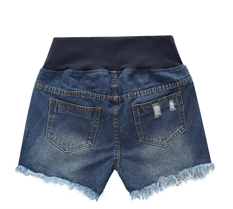 Short en Jean de Grossesse – Taille Basse – Image 4