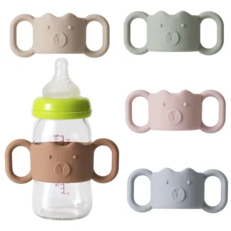 Poignées de Biberon en Silicone – Aide Bébé à Tenir son Biberon