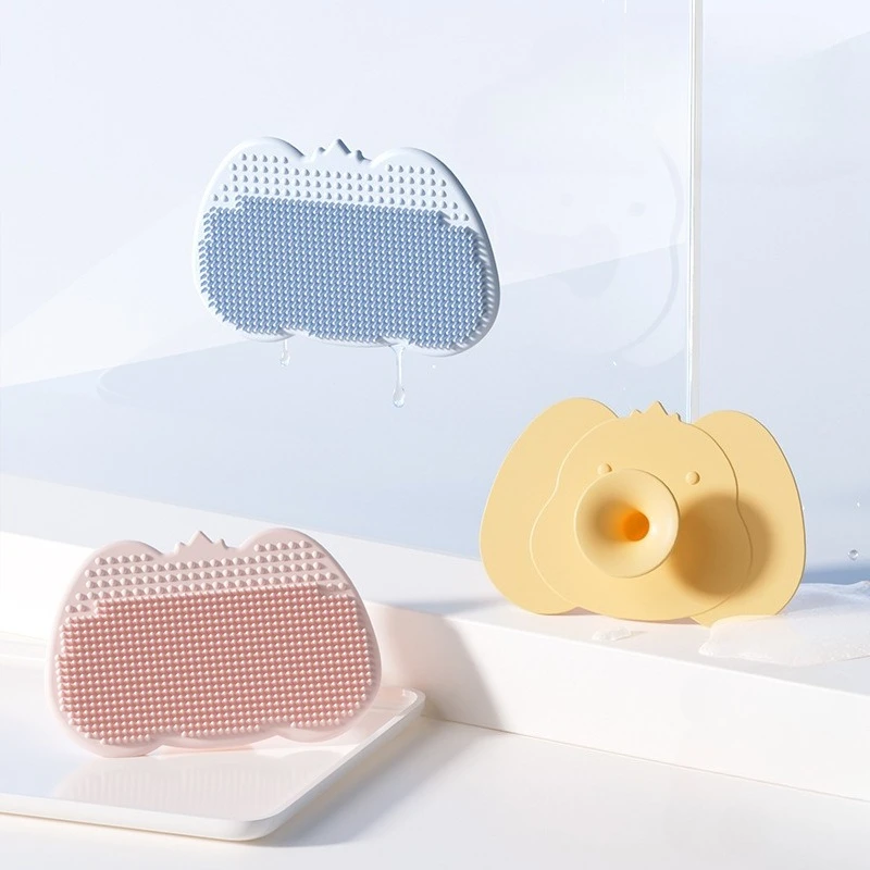 Brosse de Bain Bébé en Silicone – Masseur Crâne Anti Croûtes de Lait – Image 2