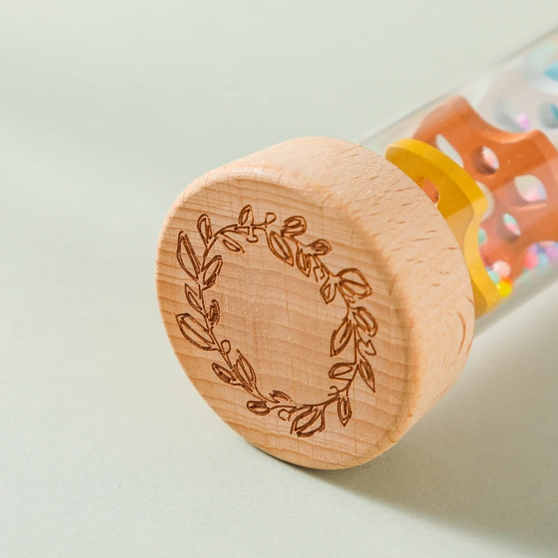 Bâton de Pluie Montessori – Jouet d'Éveil Sensoriel Sablier Musical – Image 5
