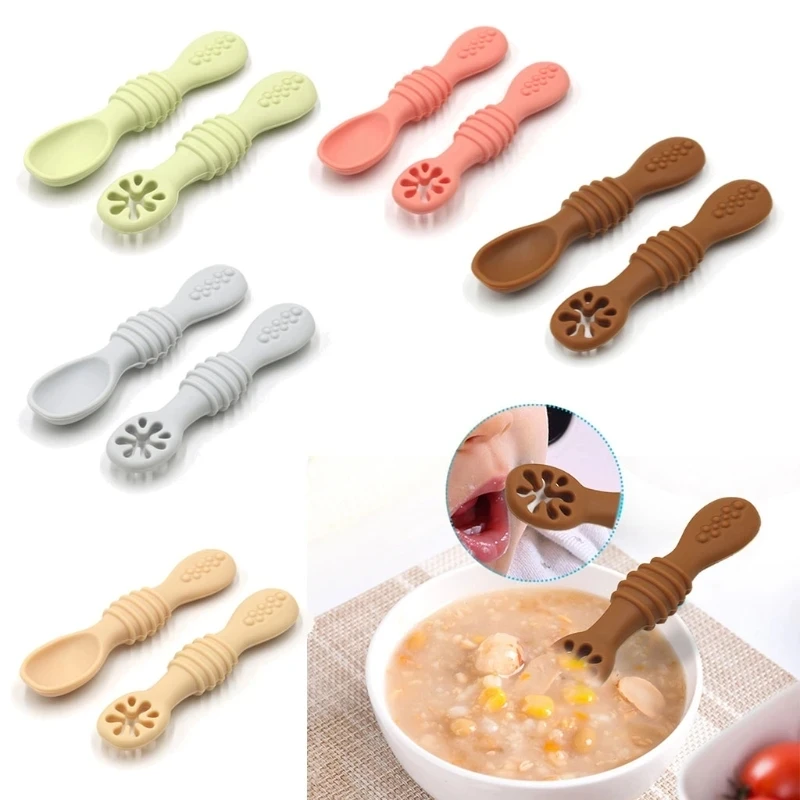 Set Repas Bébé Silicone à Ventouse – Assiette Anti-Renversement et Cuillère – Image 6