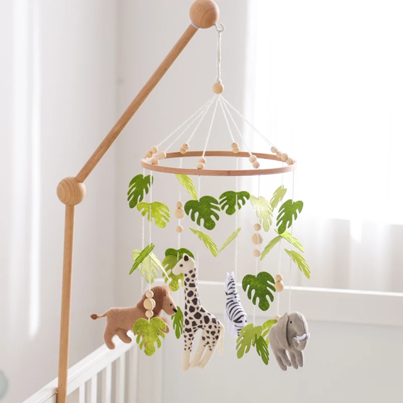 Mobile de Lit Bébé Animaux de la Forêt – Éveil Musical 0-12 Mois