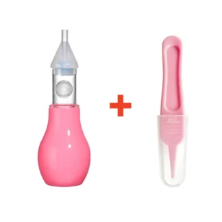 Mouche-Bébé en Silicone – Kit Poire et Embouts Lavables